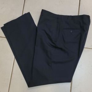 Haggar mens dress pants, black, 36x34